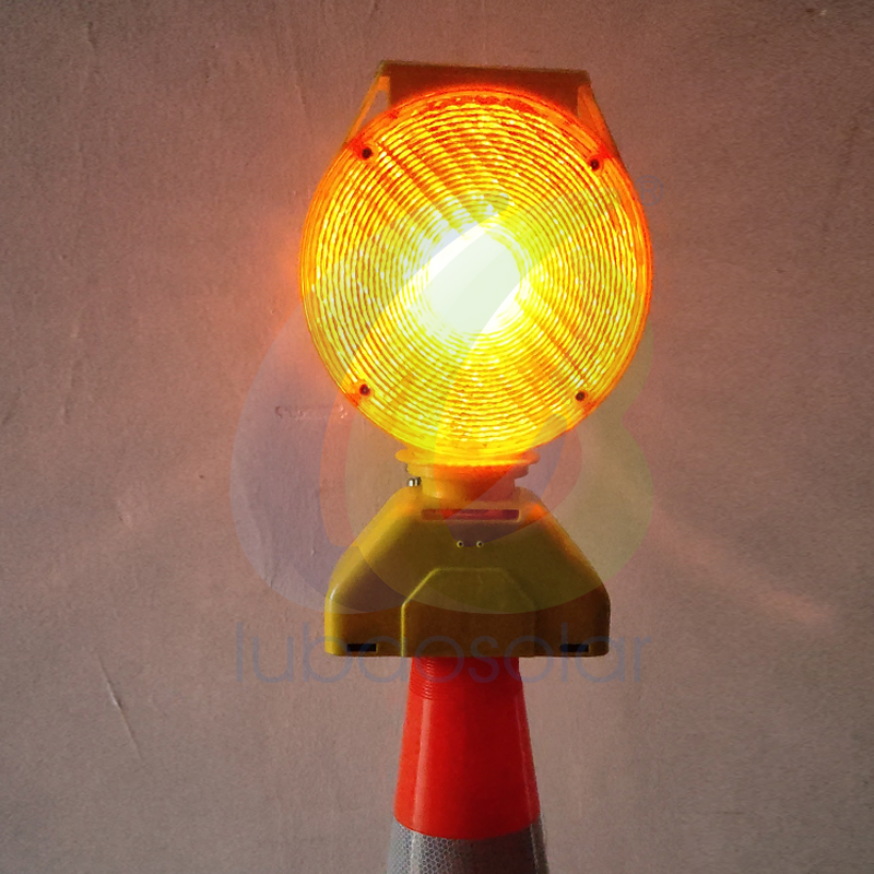 Night barricade warning light, road flare and road stud-LUBAO